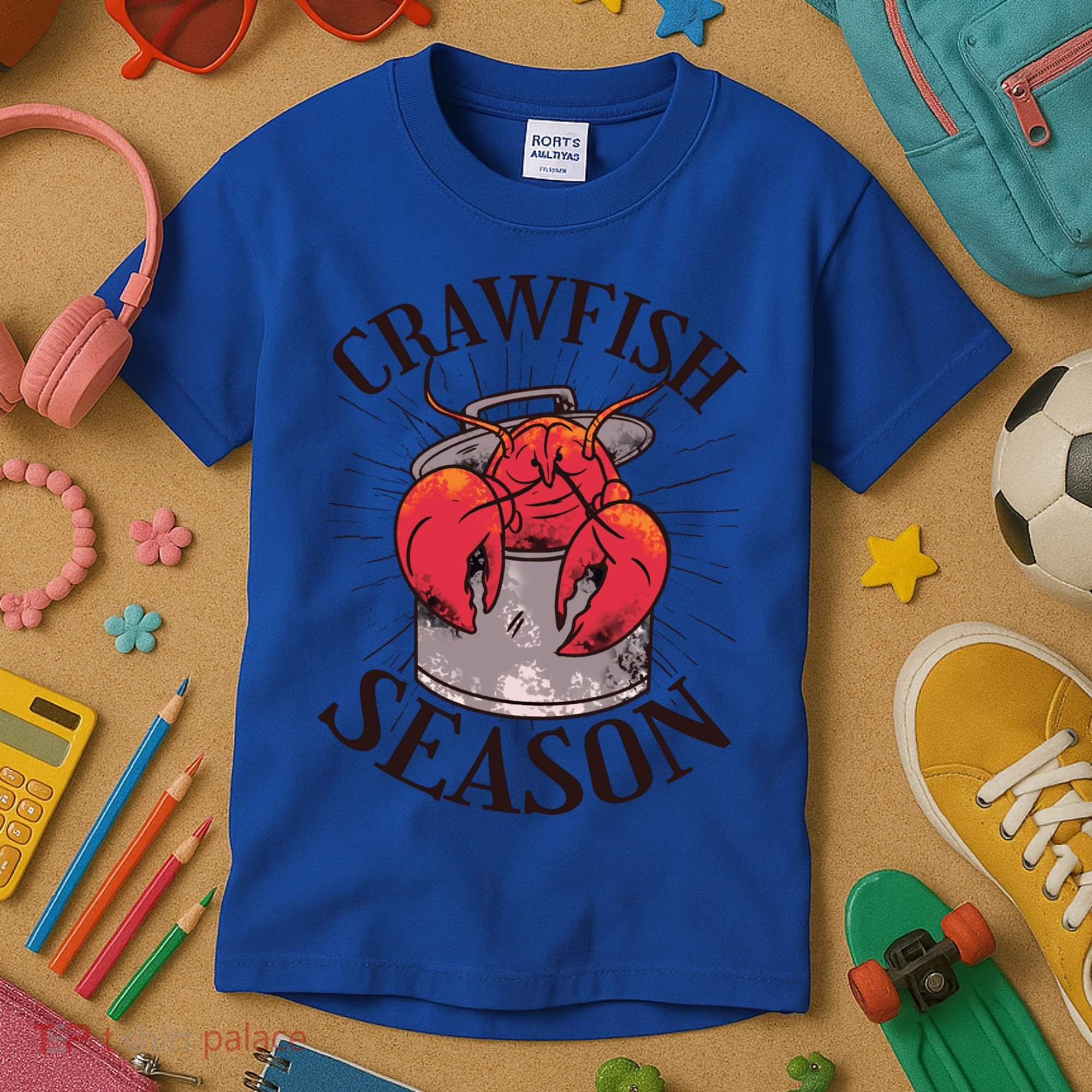 Crawfish Season Crawfish Boil Crew Cajun Lover Gift Kids T-Shirt