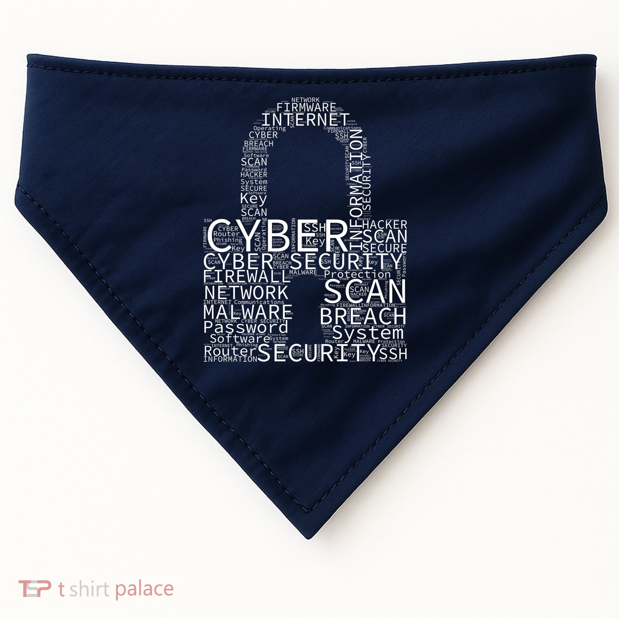 Cyber Security USA-Made Doggie Bandana
