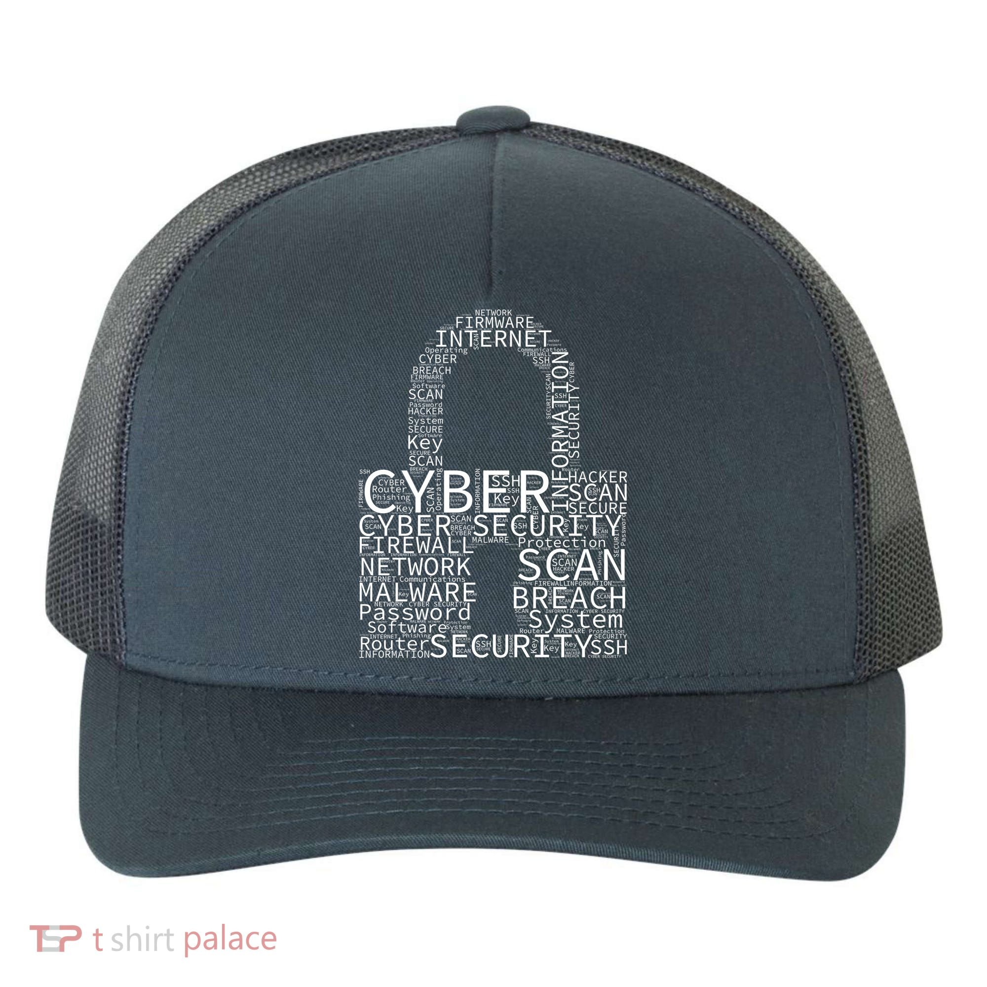 Cyber Security Yupoong Adult 5-Panel Trucker Hat