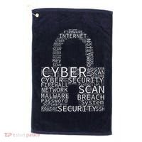 Cyber Security Golf Towel thumb 0