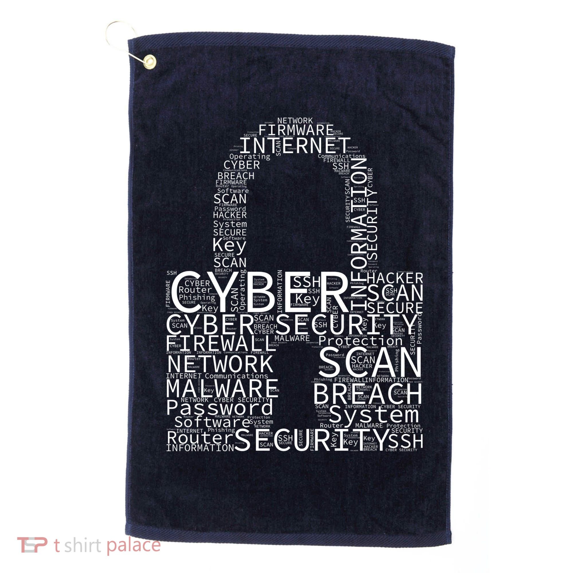 Cyber Security Golf Towel