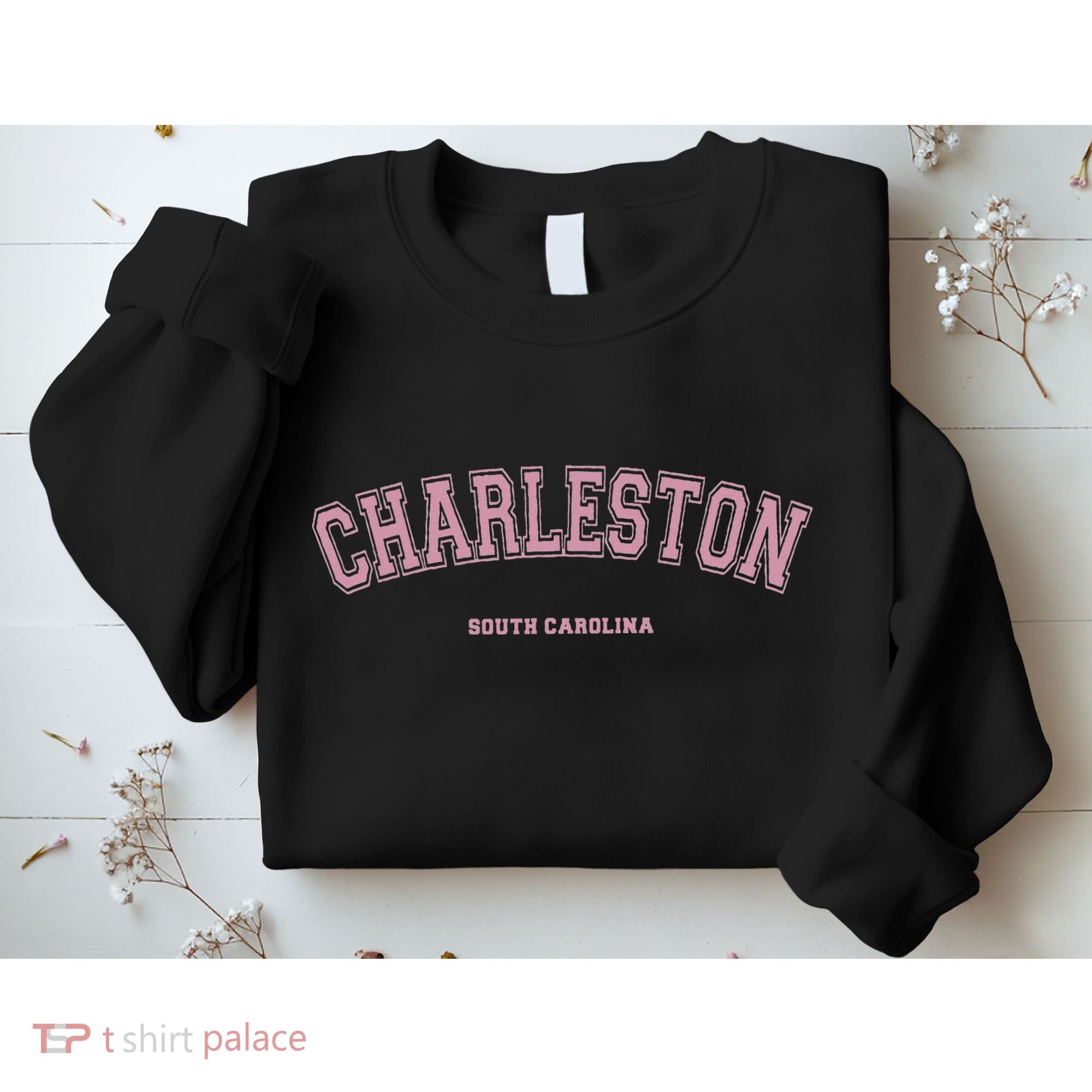 Charleston South Carolina Sc Varsity Style Charleston Sweatshirt
