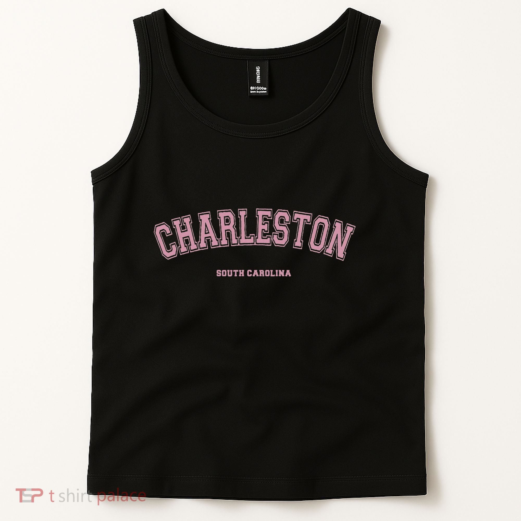 Charleston South Carolina Sc Varsity Style Charleston Tank Top