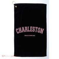 Charleston South Carolina Sc Varsity Style Charleston Golf Towel thumb 0