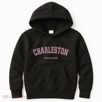 Charleston South Carolina Sc Varsity Style Charleston Kids Hoodie thumb 0