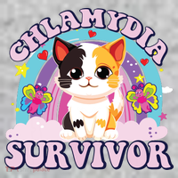Chlamydia Survivor Cat Meme Funny The Baniff Cuffed Pom Beanie thumb 2