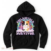 Chlamydia Survivor Cat Meme Funny Hoodie thumb 0