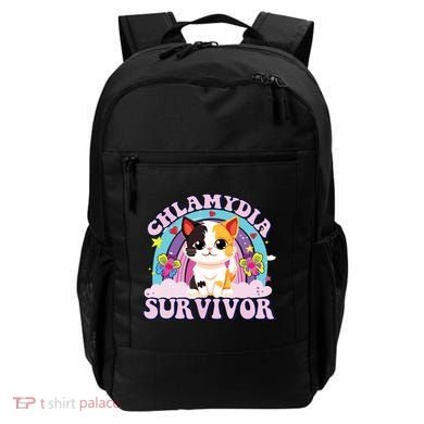Chlamydia Survivor Cat Meme Funny Backpack
