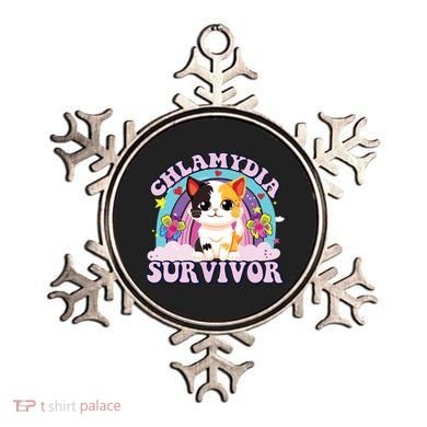 Chlamydia Survivor Cat Meme Funny Ornament