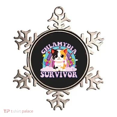 Chlamydia Survivor Cat Meme Funny Ornament