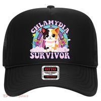 Chlamydia Survivor Cat Meme Funny Hat thumb 0