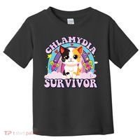 Chlamydia Survivor Cat Meme Funny Toddler T-Shirt thumb 0