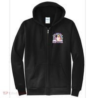 Chlamydia Survivor Cat Meme Funny Full Zip Hoodie thumb 0