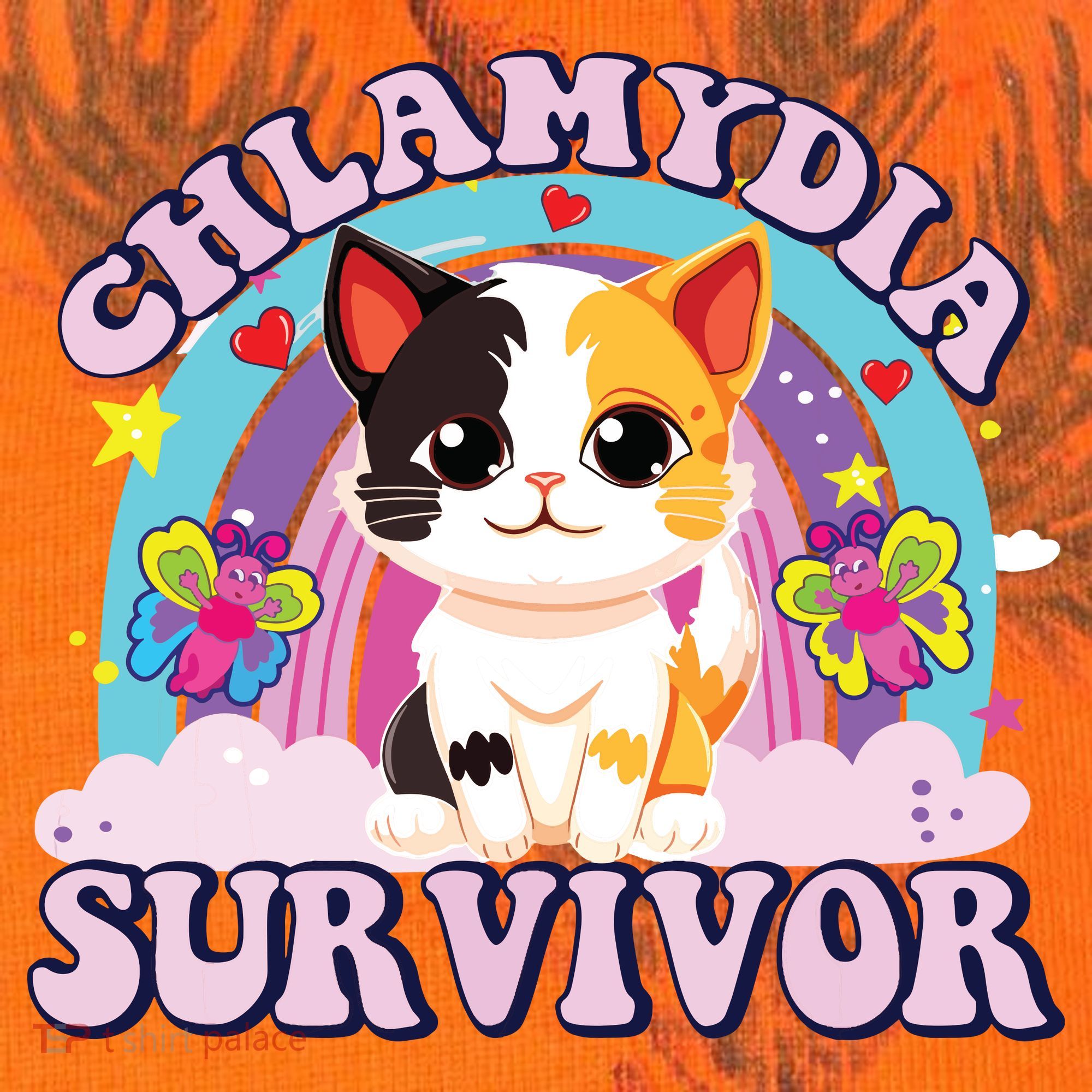 Chlamydia Survivor Cat Meme Funny Kati Licensed 12" Camo Cuffed Beanie