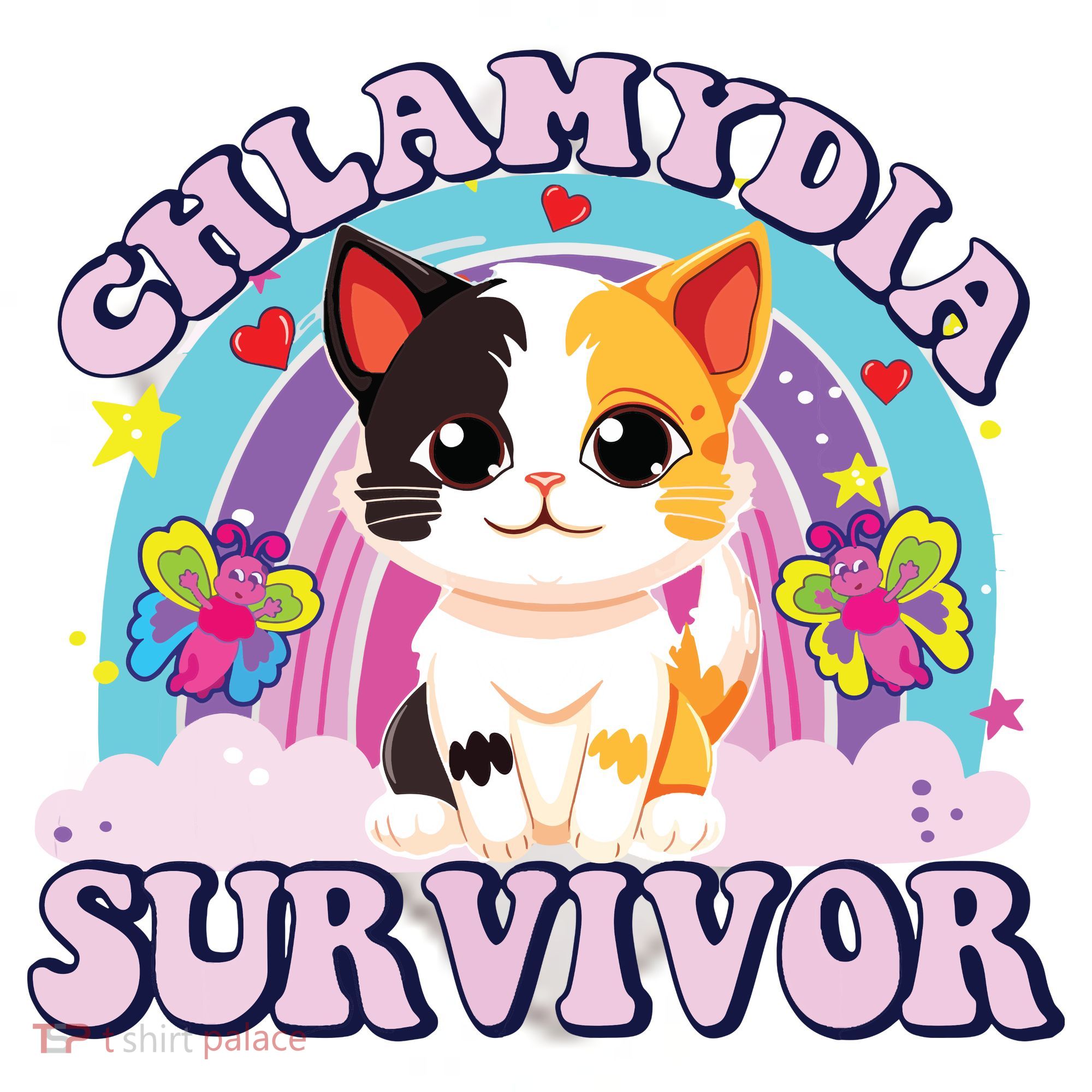 Chlamydia Survivor Cat Meme Funny Ceramic Ornament