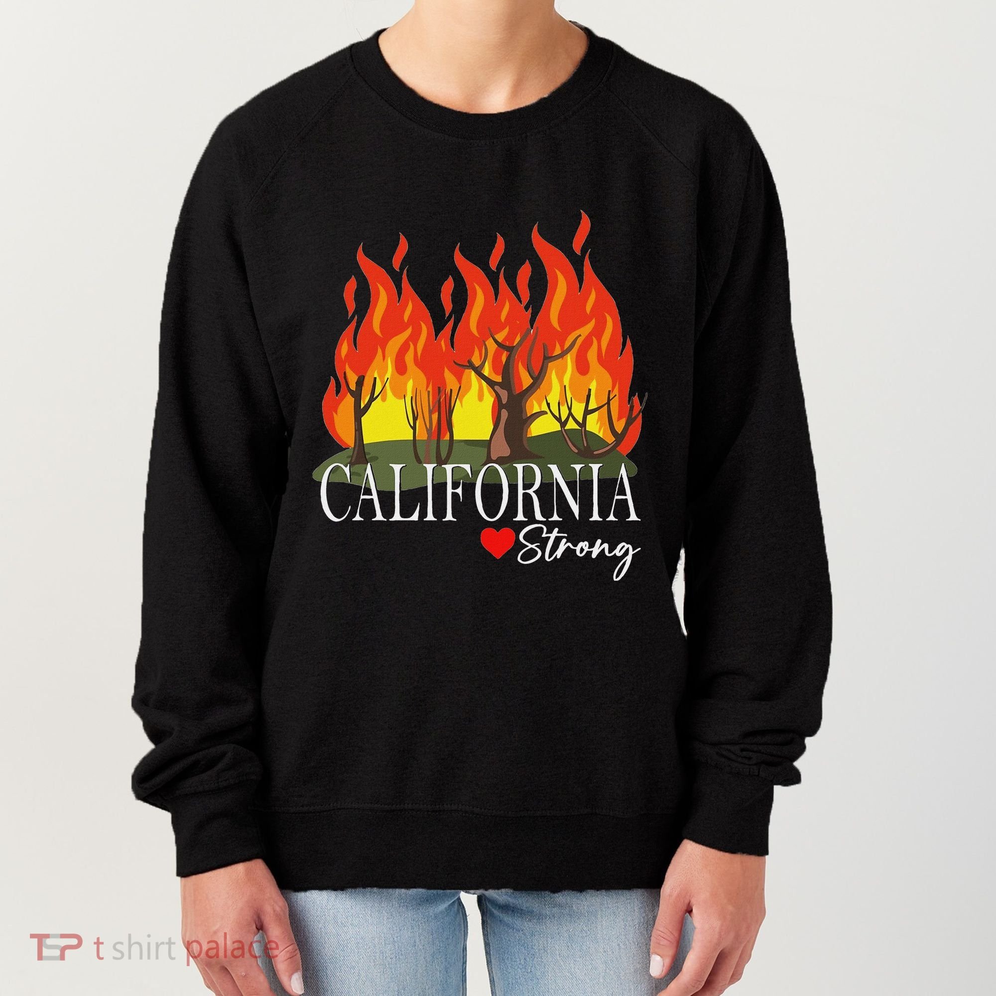 California Strong California Fire Women's Sweatshirt
