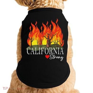 California Strong California Fire Doggie Tank