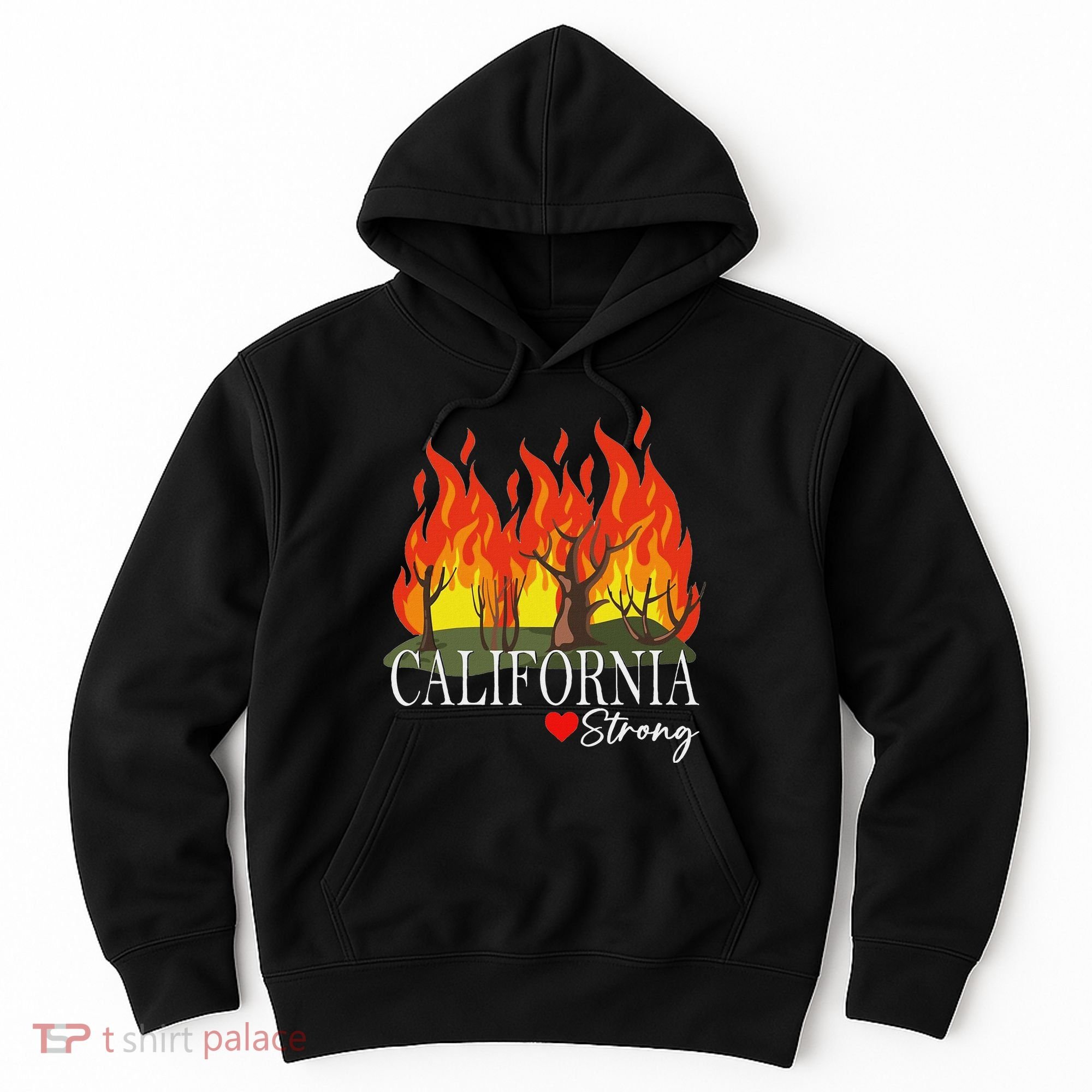 California Strong California Fire Hoodie
