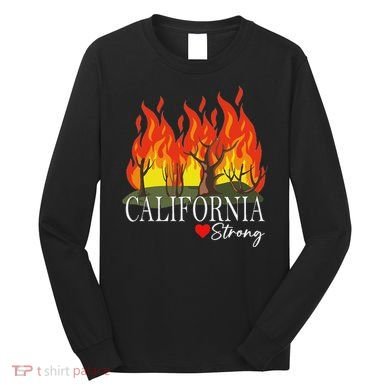 California Strong California Fire Long Sleeve Shirt