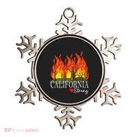 California Strong California Fire Ornament thumb 0