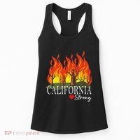 California Strong California Fire Women's Tank Top thumb 0