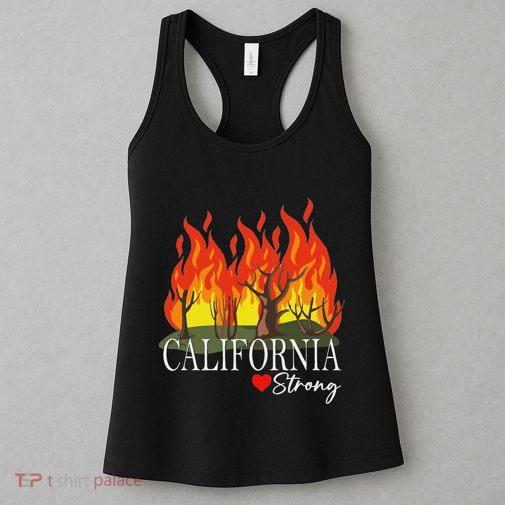 California Strong California Fire Women's Tank Top