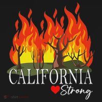 California Strong California Fire Women's Tank Top thumb 5