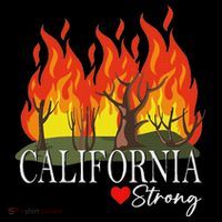 California Strong California Fire Baby Bodysuit thumb 2