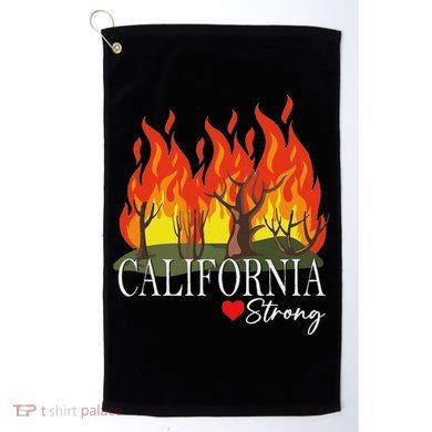 California Strong California Fire Golf Towel