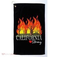 California Strong California Fire Golf Towel thumb 0