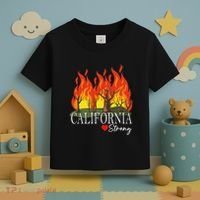 California Strong California Fire Toddler T-Shirt thumb 3
