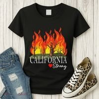 California Strong California Fire Women's T-Shirt thumb 3