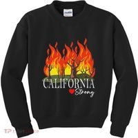 California Strong California Fire Kids Sweatshirt thumb 0