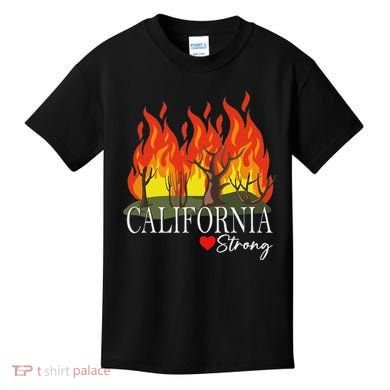 California Strong California Fire Kids T-Shirt
