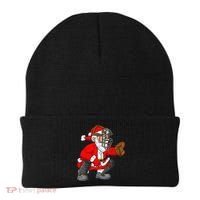 Christmas Santa Claus Baseball Catcher Xmas Beanie thumb 0