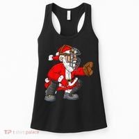 Christmas Santa Claus Baseball Catcher Xmas Women's Tank Top thumb 0