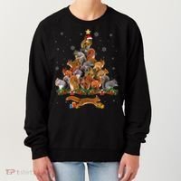 Cute Squirrel Christmas Tree Gift Decor Xmas Tree TShirt Women's Sweatshirt thumb 0