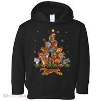 Cute Squirrel Christmas Tree Gift Decor Xmas Tree TShirt Toddler Hoodie thumb 0