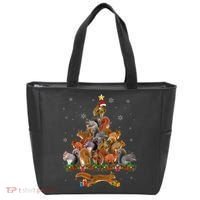 Cute Squirrel Christmas Tree Gift Decor Xmas Tree TShirt Tote Bag thumb 0