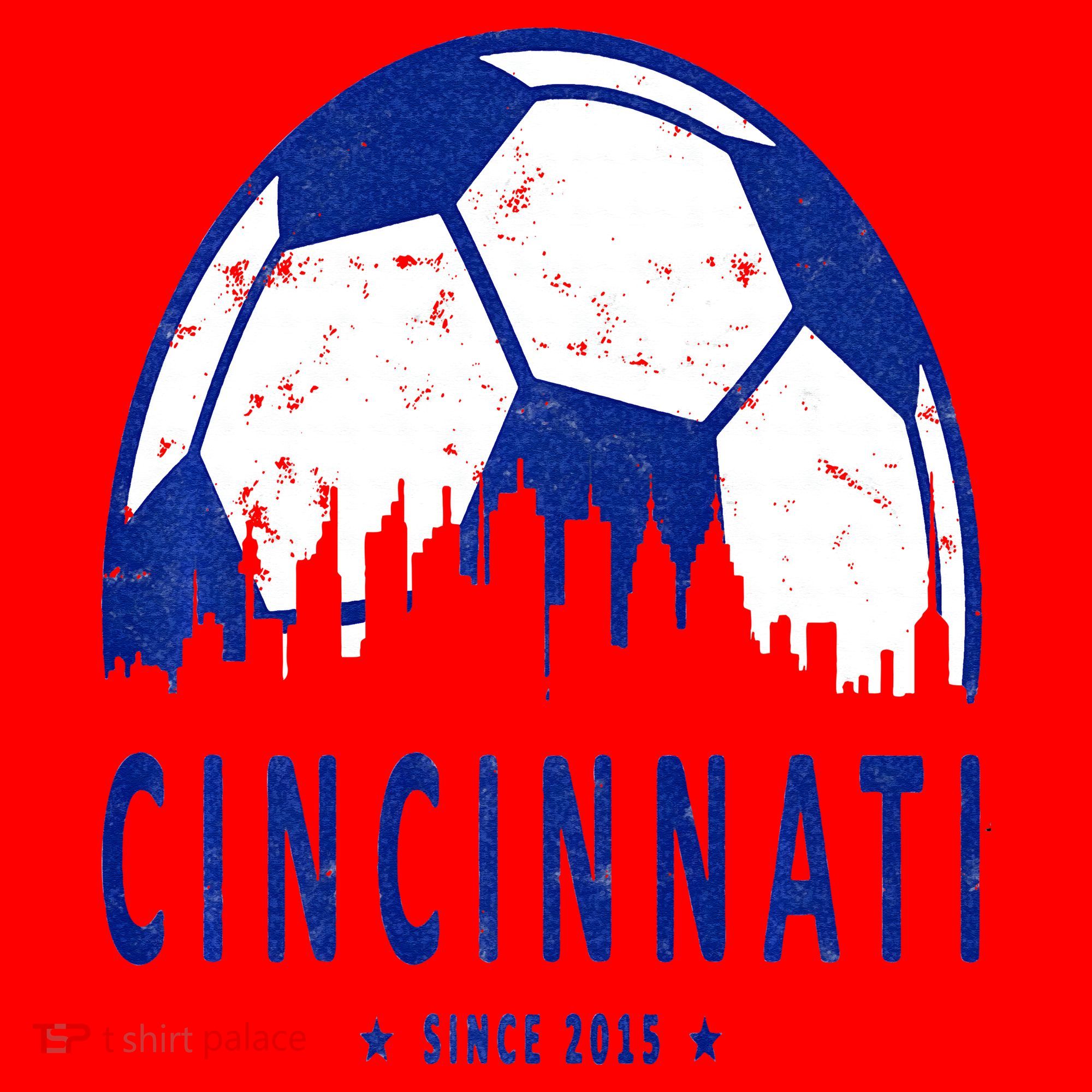 Cincinnati Soccer Santa Hat