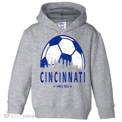 Cincinnati Soccer Toddler Hoodie