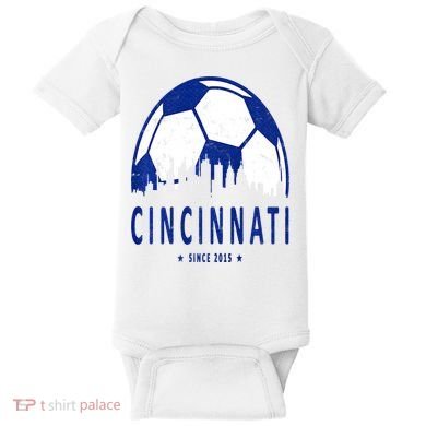 Cincinnati Soccer Baby Bodysuit