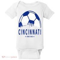 Cincinnati Soccer Baby Bodysuit thumb 0