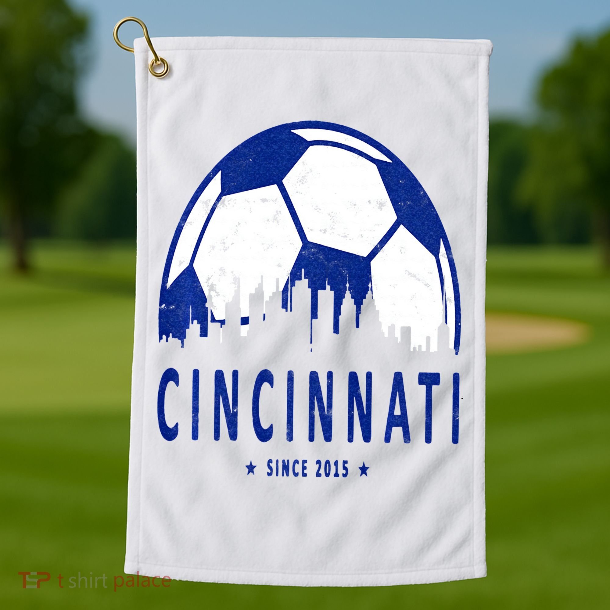 Cincinnati Soccer Golf Towel