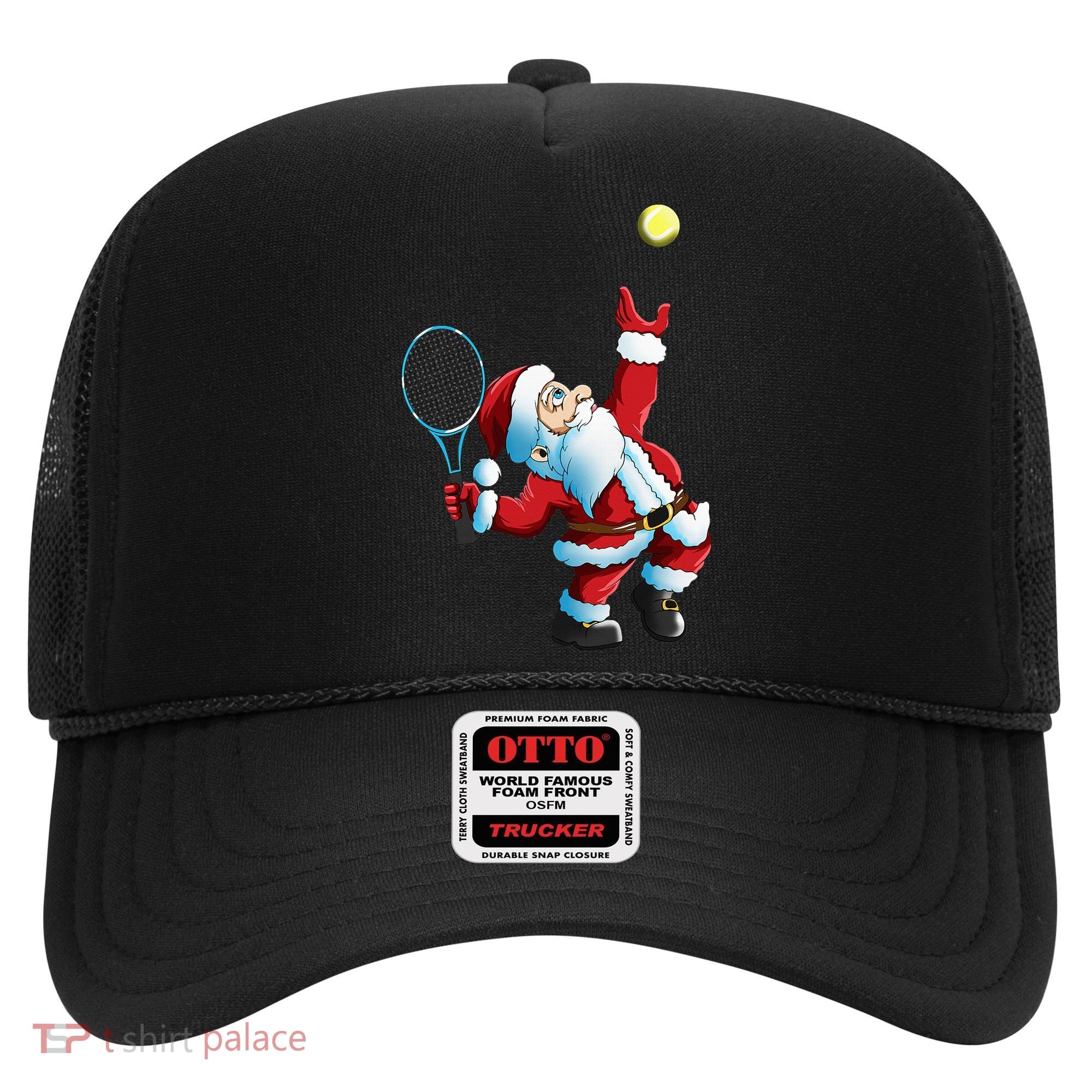 Christmas Santa Claus Tennis Game Tennis Racket Hat