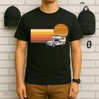 Cabover Slidein Camper RV Truck Retro Truck Camper T-Shirt thumb 6