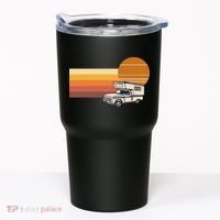 Cabover Slidein Camper RV Truck Retro Truck Camper Tumbler thumb 0