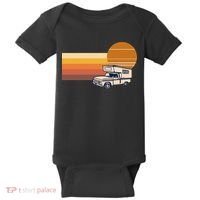 Cabover Slidein Camper RV Truck Retro Truck Camper Baby Bodysuit thumb 0