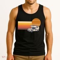 Cabover Slidein Camper RV Truck Retro Truck Camper Tank Top thumb 3