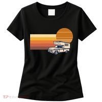 Cabover Slidein Camper RV Truck Retro Truck Camper Women's T-Shirt thumb 0